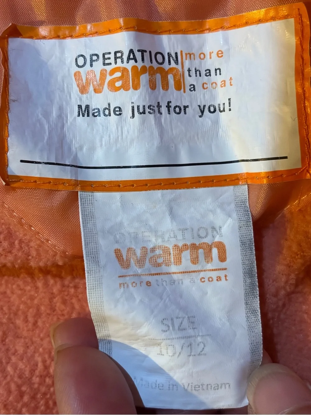 Warm insulated kids